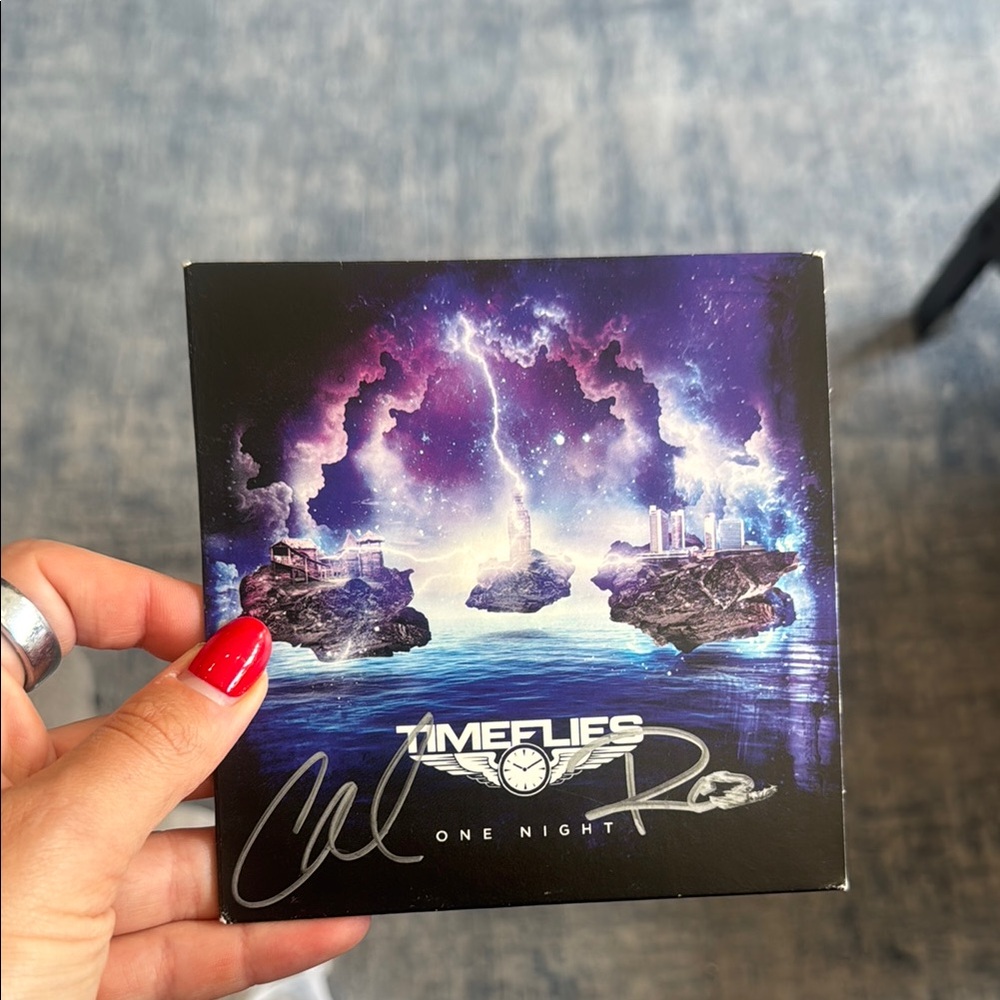 Timeflies One Night Album CD Signed